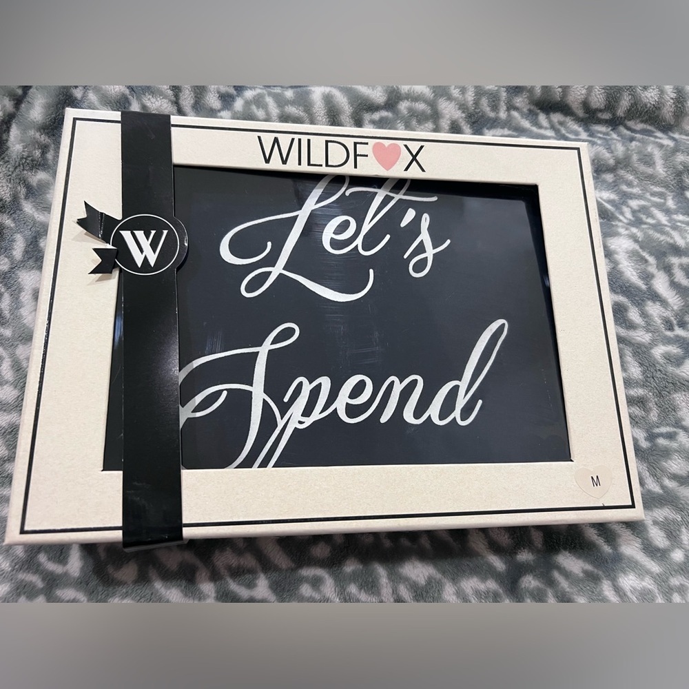 Wildfox Couture Let's Spend The Night Together Black Sleep Shirt Medium - Picture 5 of 5